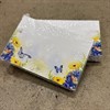 KORT 6X9 CM BLUE&YELLOW FLOWER