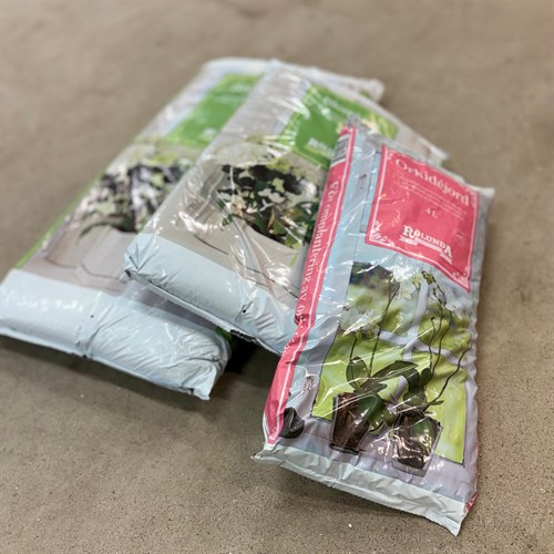 Jord Leca och Pinjebark